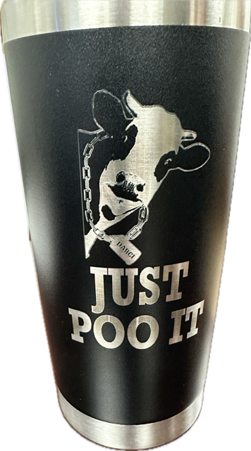 Designer Thermal Tumbler "Just Poo It"