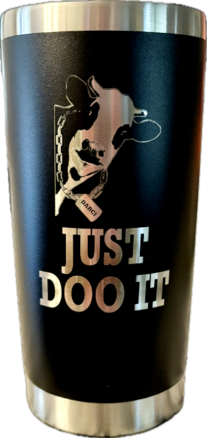 Designer Thermal Tumbler "Just Doo It"