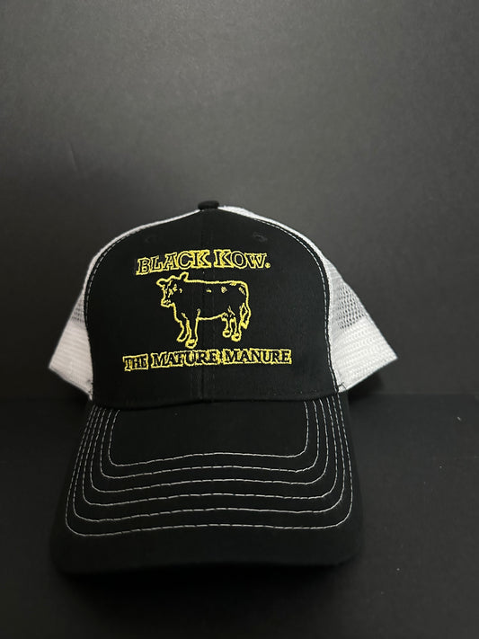 Mesh Black Kow  Trucker's Cap