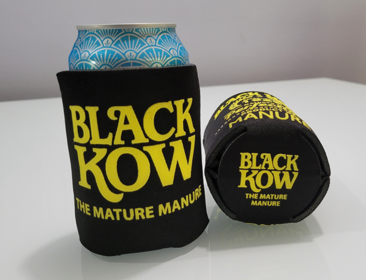 Koozie with Yellow Lettering